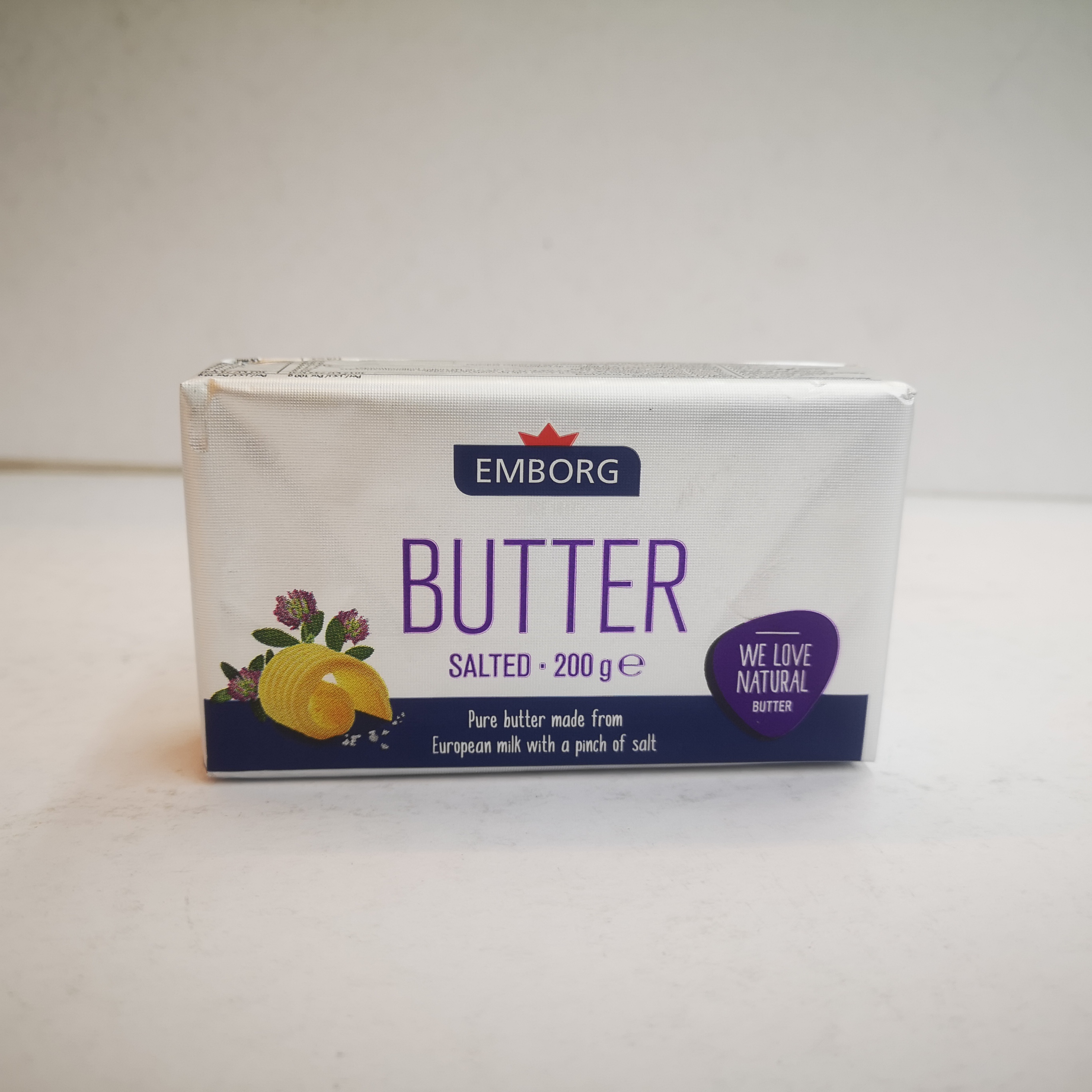 EMBORG BUTTER, 200G, SALTED