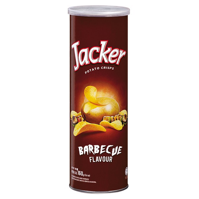 JACKER POTATO CRISPS BBQ 150G