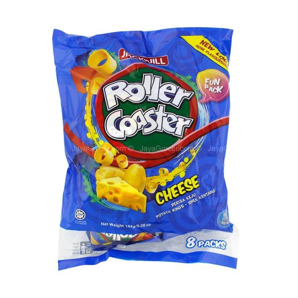 JACK N JILL ROLLER COASTER CHEESE FUN PACK 8S, 18G