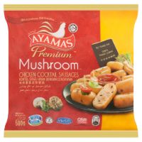 AYAMAS PREMIUM MUSHROOM CHICKEN COCKTAIL SAUSAGES 500G