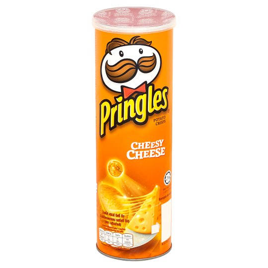 PRINGLES CHEESY CHEESE POTATO CRISPS 107G