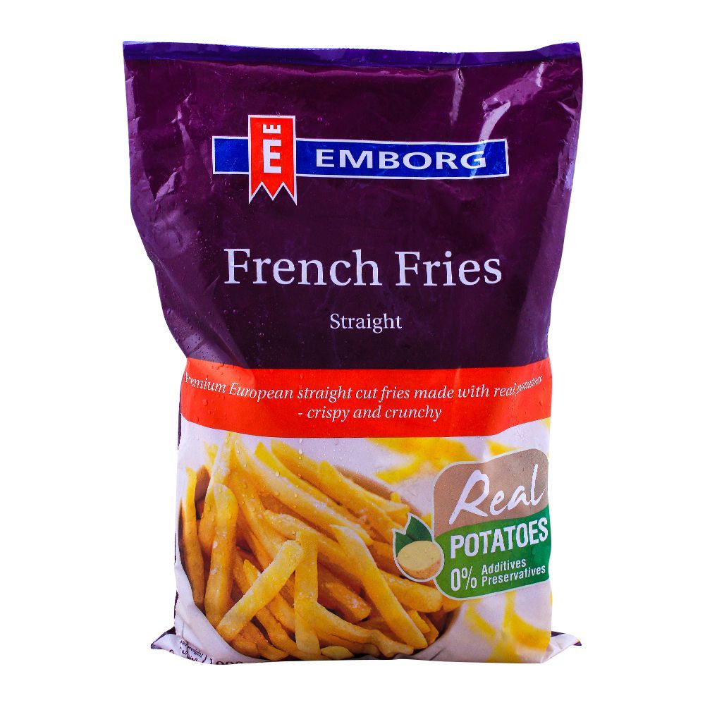 EMBORG STRAIGHT CUT FRENCH FRIES 1KG