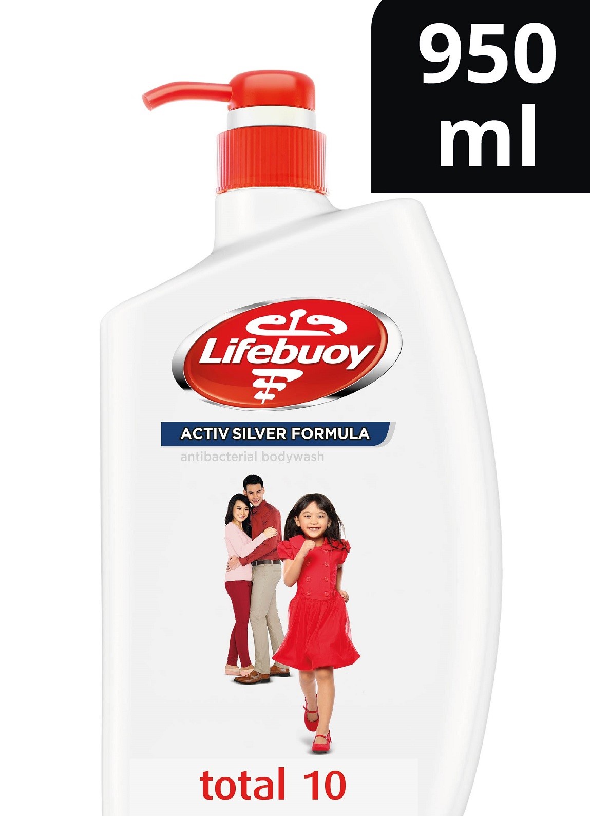 LIFEBUOY Body Wash, 950ML, TOTAL 10