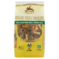 ALCE NERO ORGANIC TRI-COLOUR FUSILLI DURUM WHEAT PASTA 500G