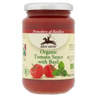 ALCE NERO PASTA SAUCE, 350G, TOMATO WITH BASIL