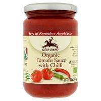 ALCE NERO PASTA SAUCE, 350G, TOMATO WITH CHILLI