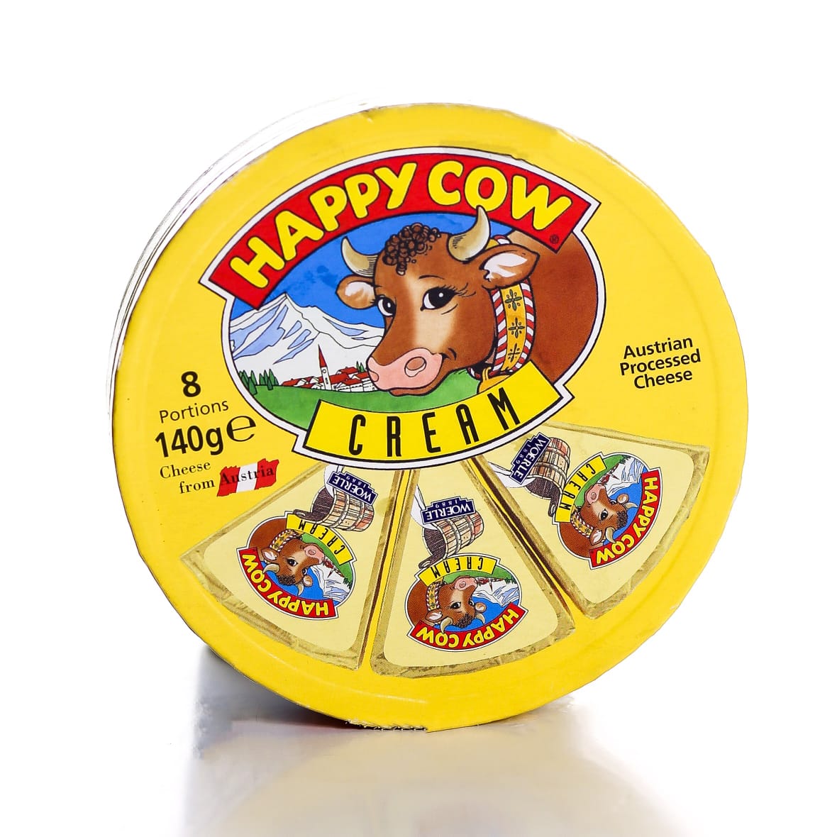 HAPPY COW PORTION CHEESE, 140G, CREAM