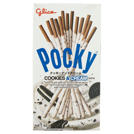 GLICO POCKY COOKIES & CREAM BISCUIT STICK 40G