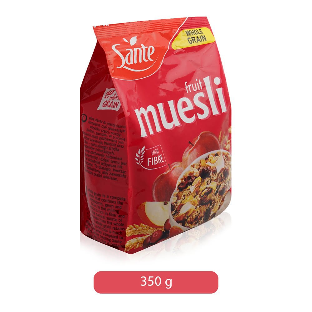 SANTE FRUIT MUSLI CEREAL FLAKE, 350G