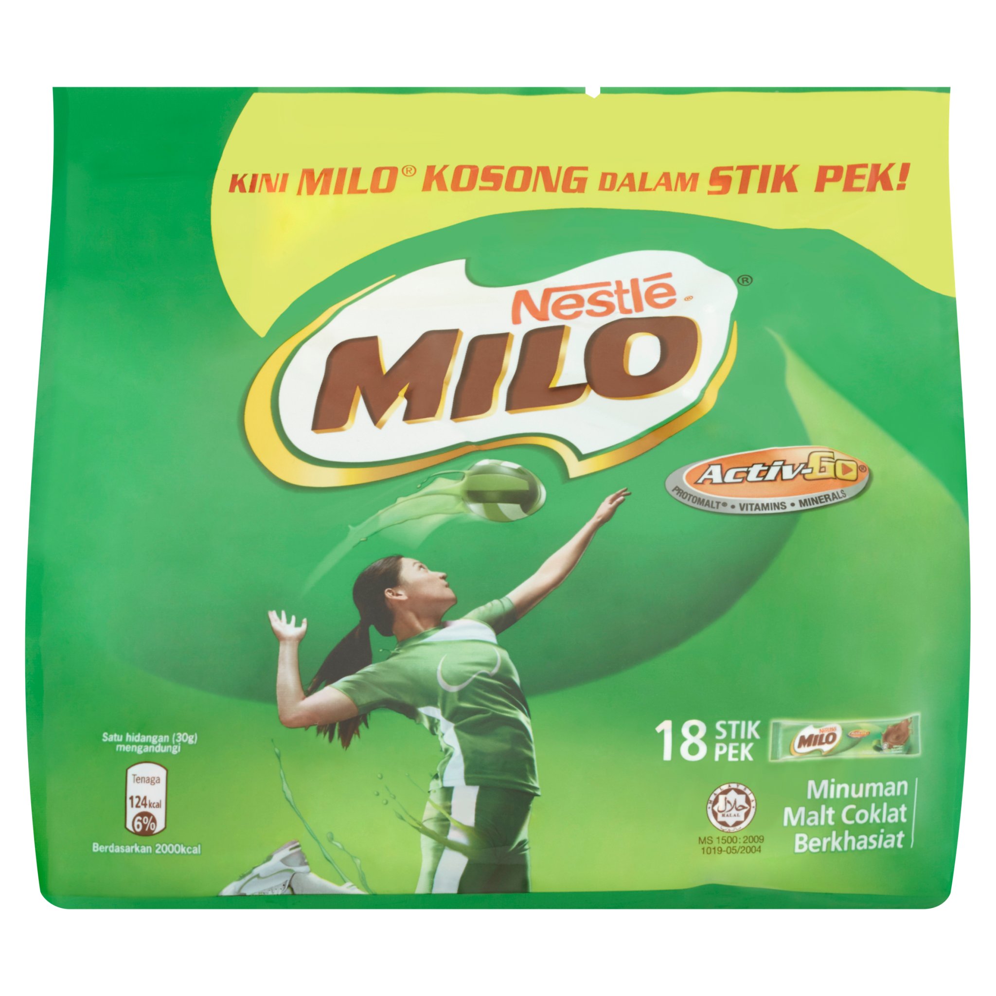 MILO KOSONG MALT COKLAT 18X30G