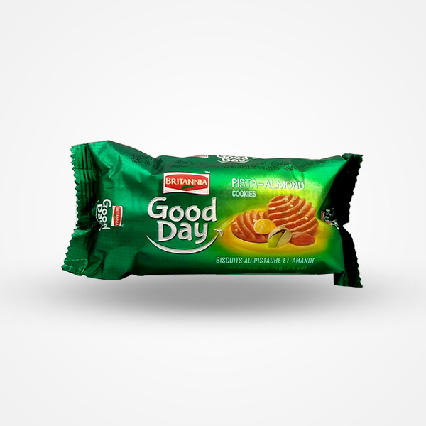 BRITANNIA GOOD DAY PISTA- ALMOND COOKIES 75G