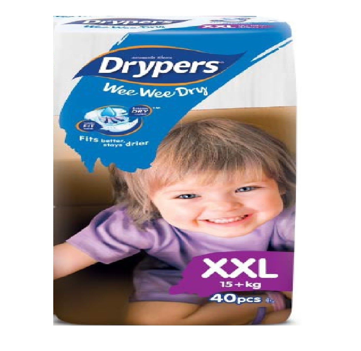 DRYPERS WEE WEE DRY MEGA PACK, XXL40