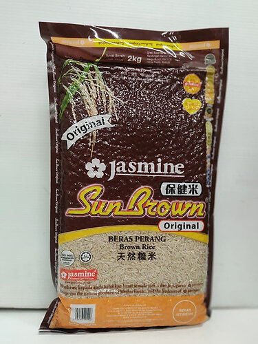 JASMINE SUNBROWN ORIGINAL BROWN RICE 5KG