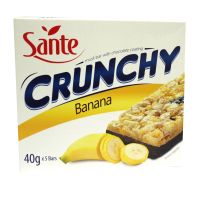 SANTE CRUNCHY BANANA MUSLI BAR, 40G X 5