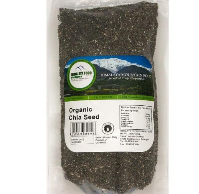 HIMALAYA ORGANIC CHIA SEED 250G