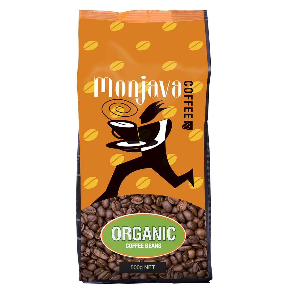 MONJAVA COFFEE BEANS ORGANIC 500G