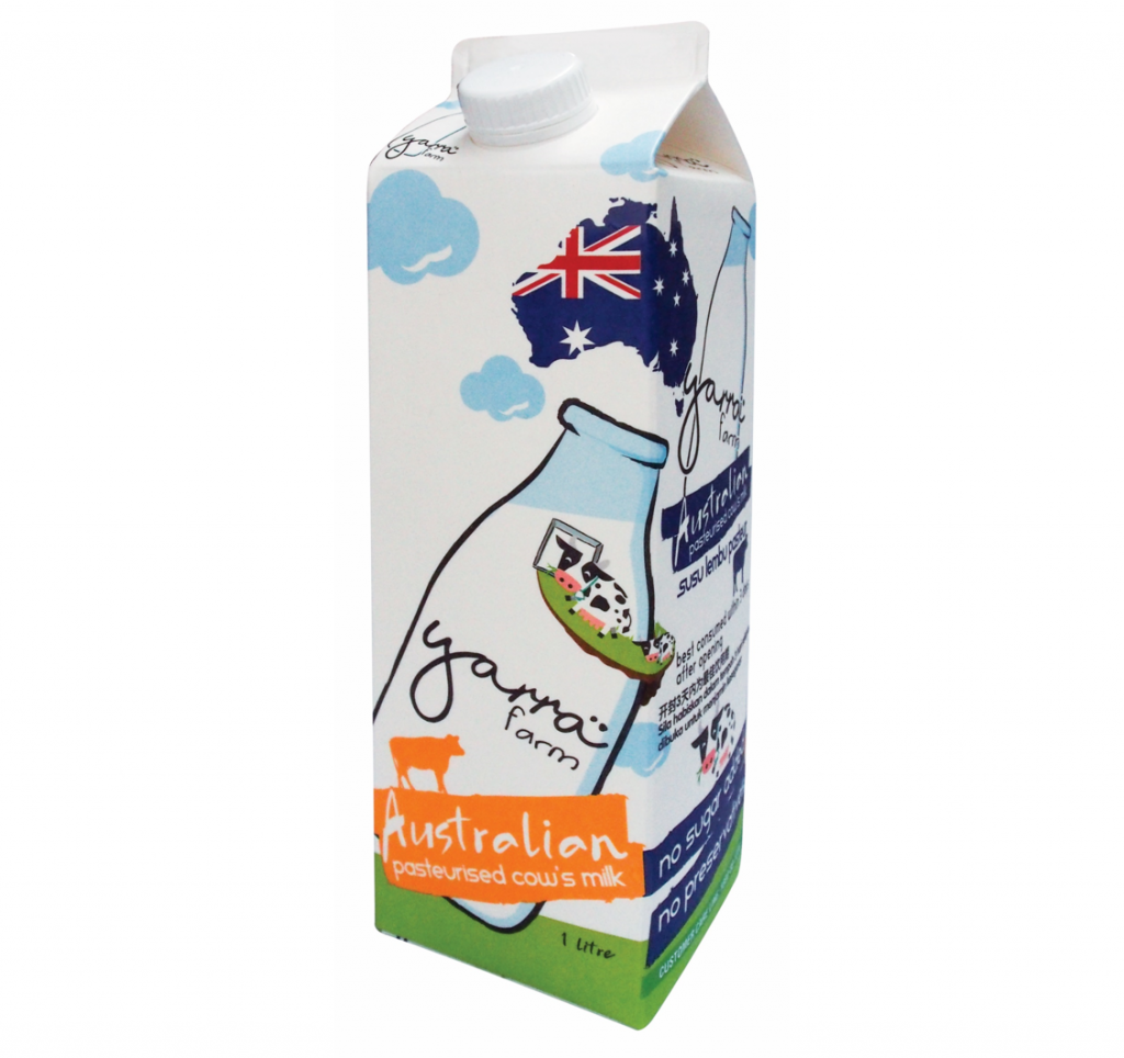 YARRA AUST FRESH MILK 1L