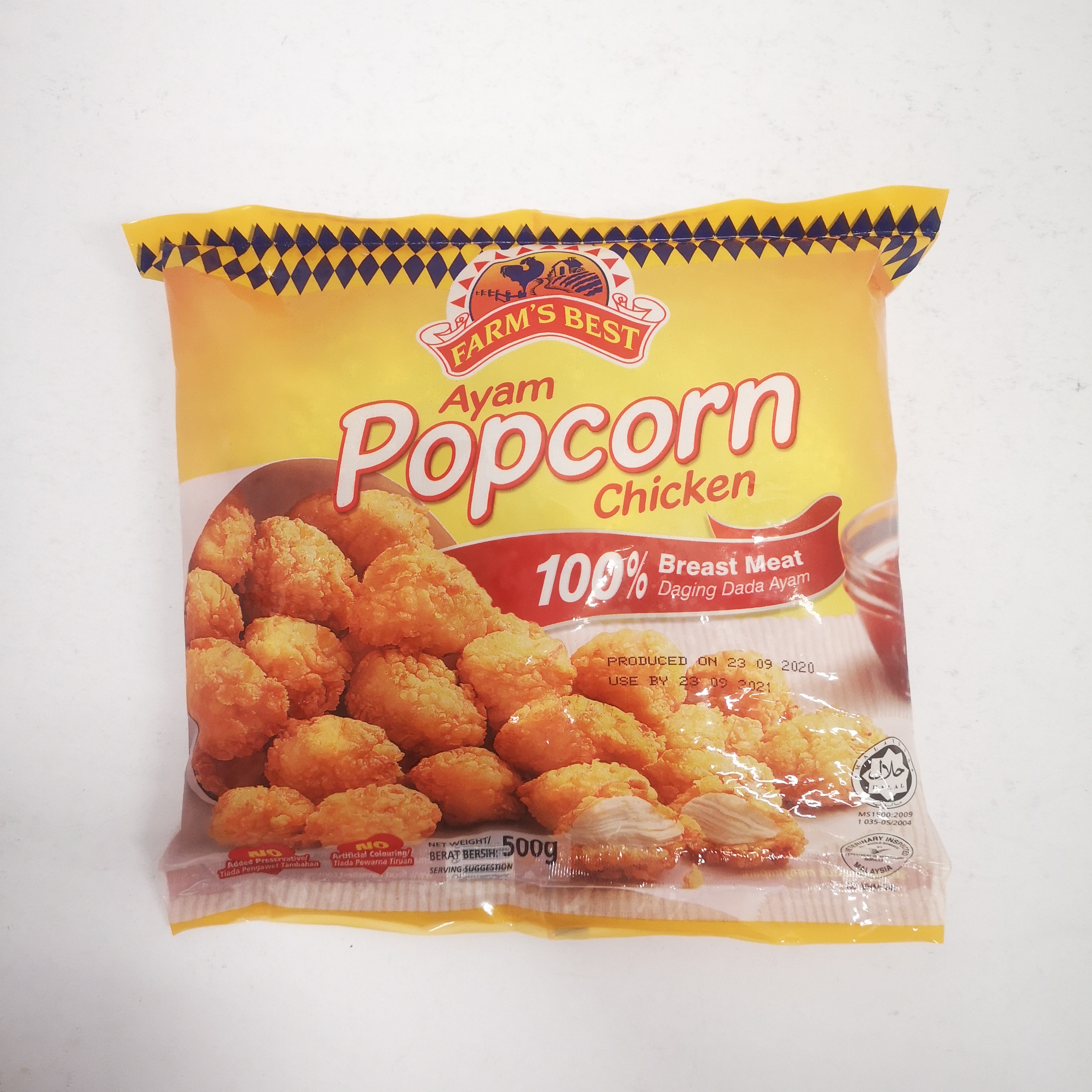 FARM'S BEST POPCORN CHICKEN 500G