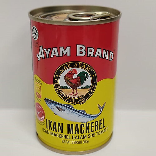 AYAM BRAND MACKEREL IN TOMATO SAUCE 300GM