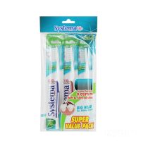 SYSTEMA TOOTHBRUSH FULL HEAD VALUE PACK 3'S