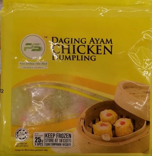 PAU SEDAP CHICKEN DUMPLINGS 9S, 225G