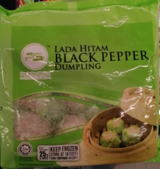 PAU SEDAP BLACK PEPPER DUMPLINGS 9S, 225G