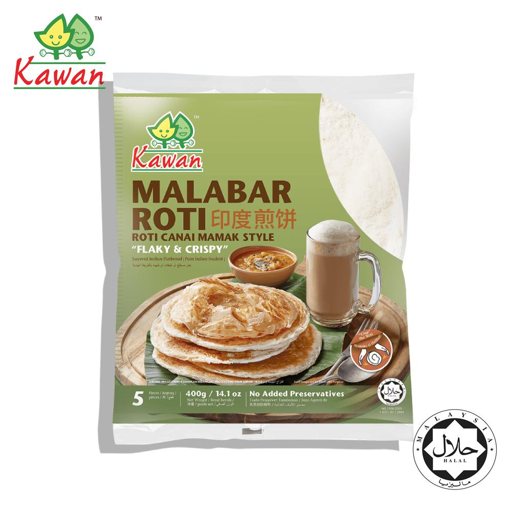 KAWAN MALABAR ROTI, ROTI CANAI MAMAK STYLE 400G