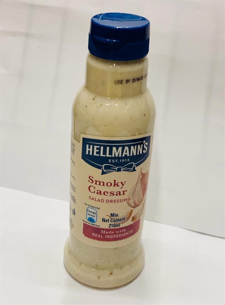 HELMANNS SMOKY CEASAR SALAD DRESSING, 210ML