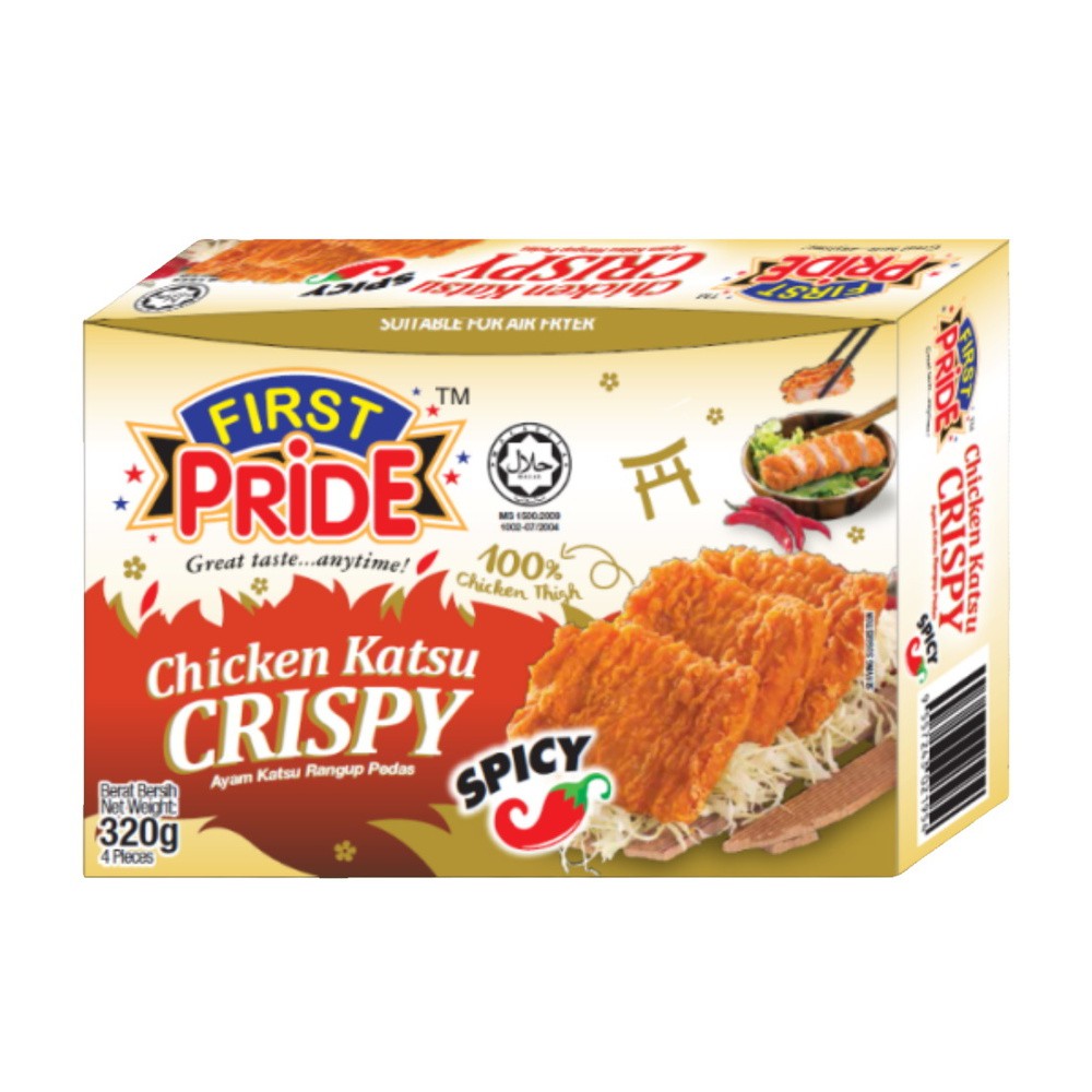 FIRST PRIDE SPICY CRISPY CHICKEN KATSU 4S