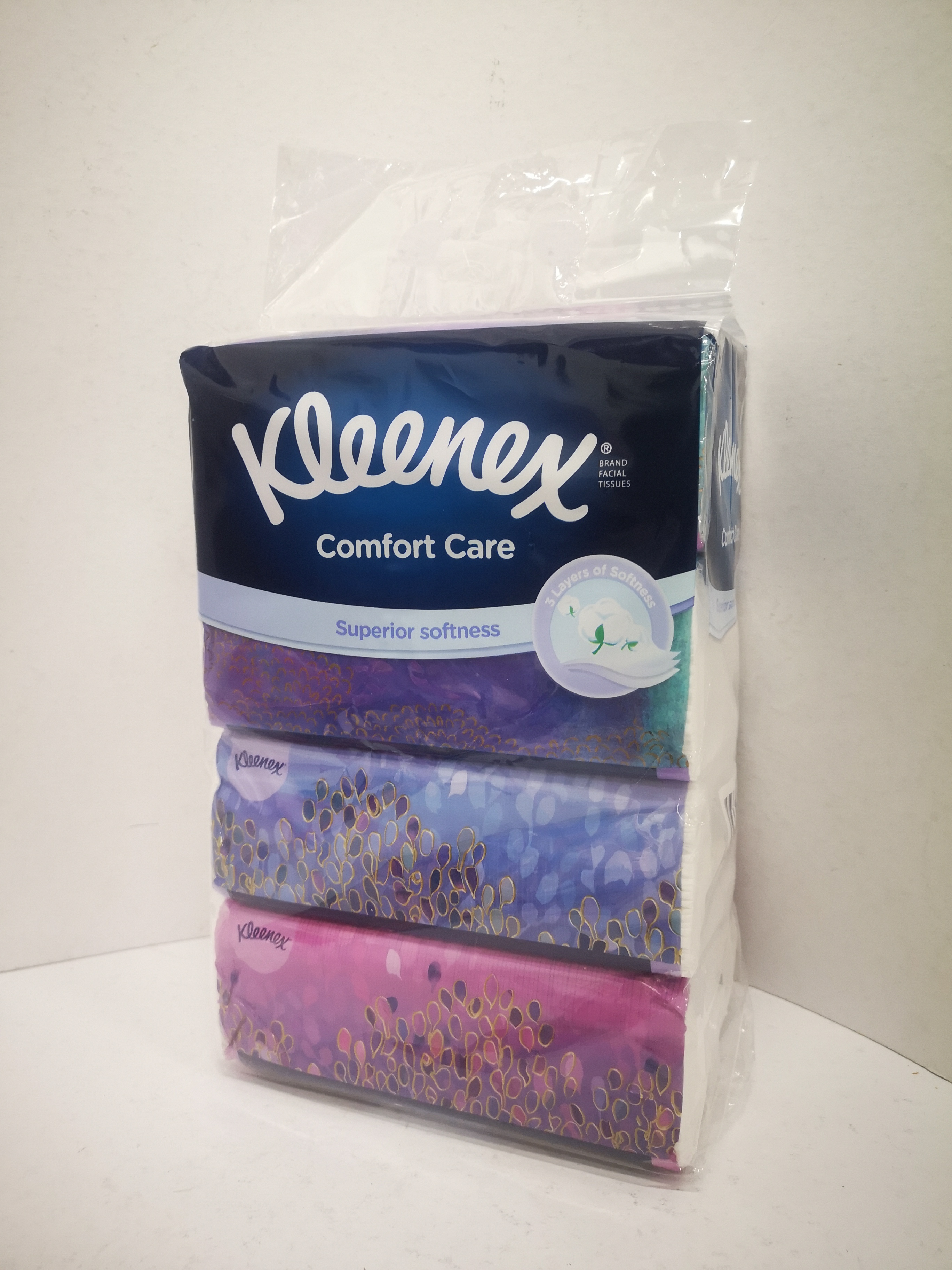 KLEENEX FAC TISS SOFTBOX 100SX4 3PLY