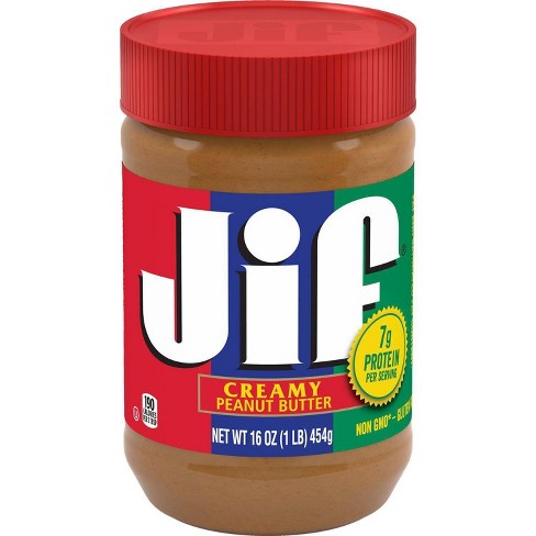 JIF CREAMY PEANUT BUTTER, 16OZ