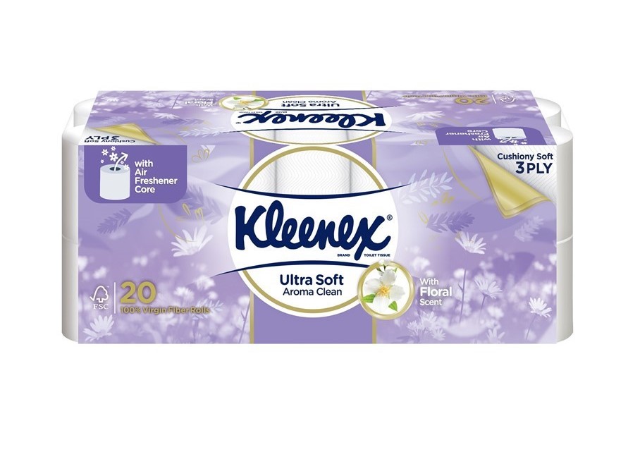 KLEENEX U/SFT SCT FRESH BT 3PLY 190SX20R