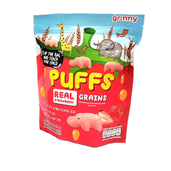 GRINNY PUFF REAL STRAWBERRY 60G