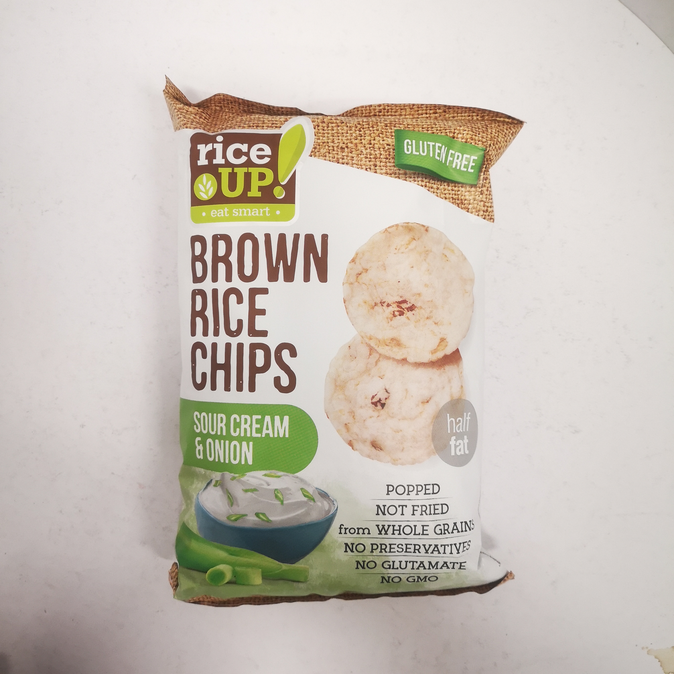 RU Rice CHIPS SOUR CREAM & ONION 60G