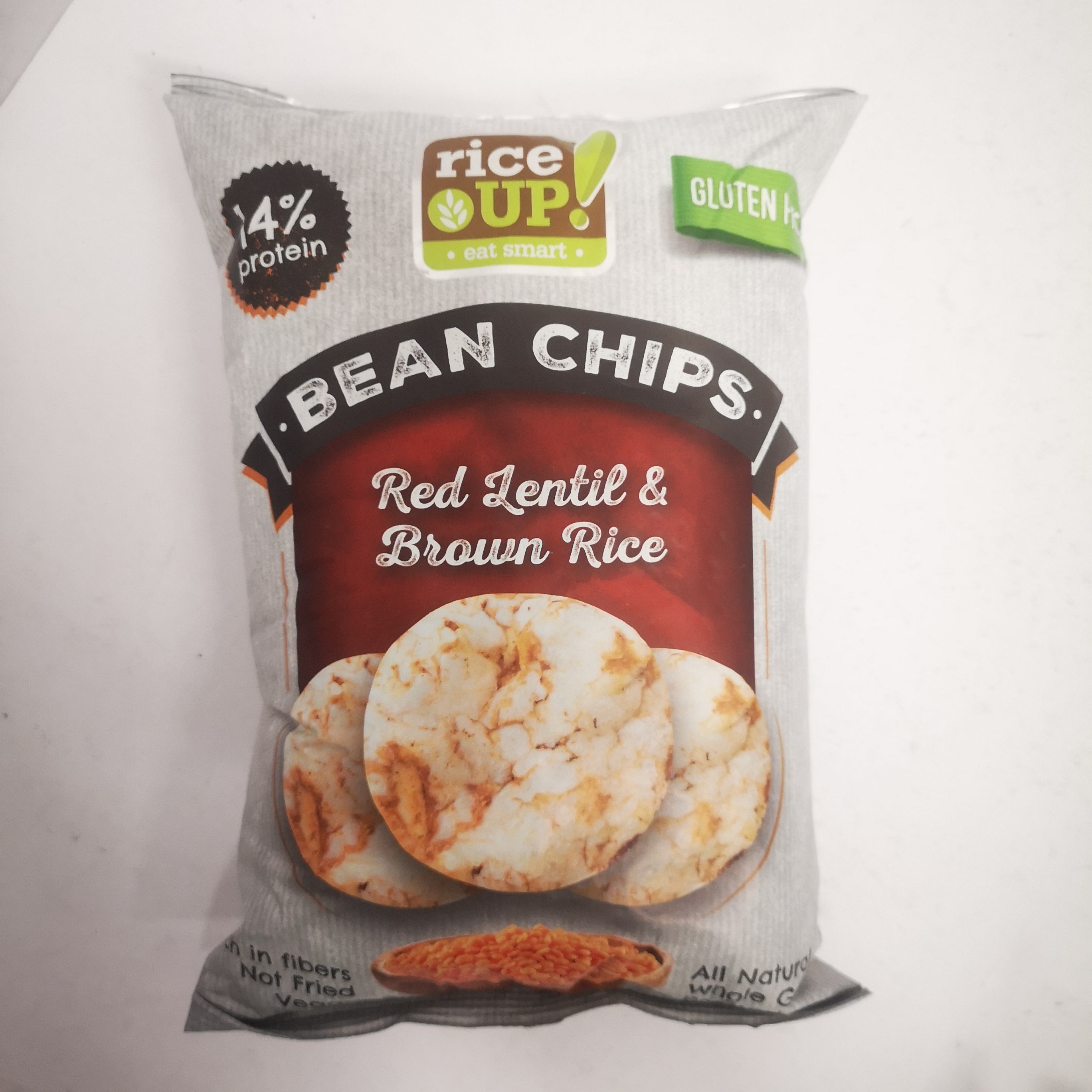 RU B/Rice CHIPS WITH RED LENTIL 60G