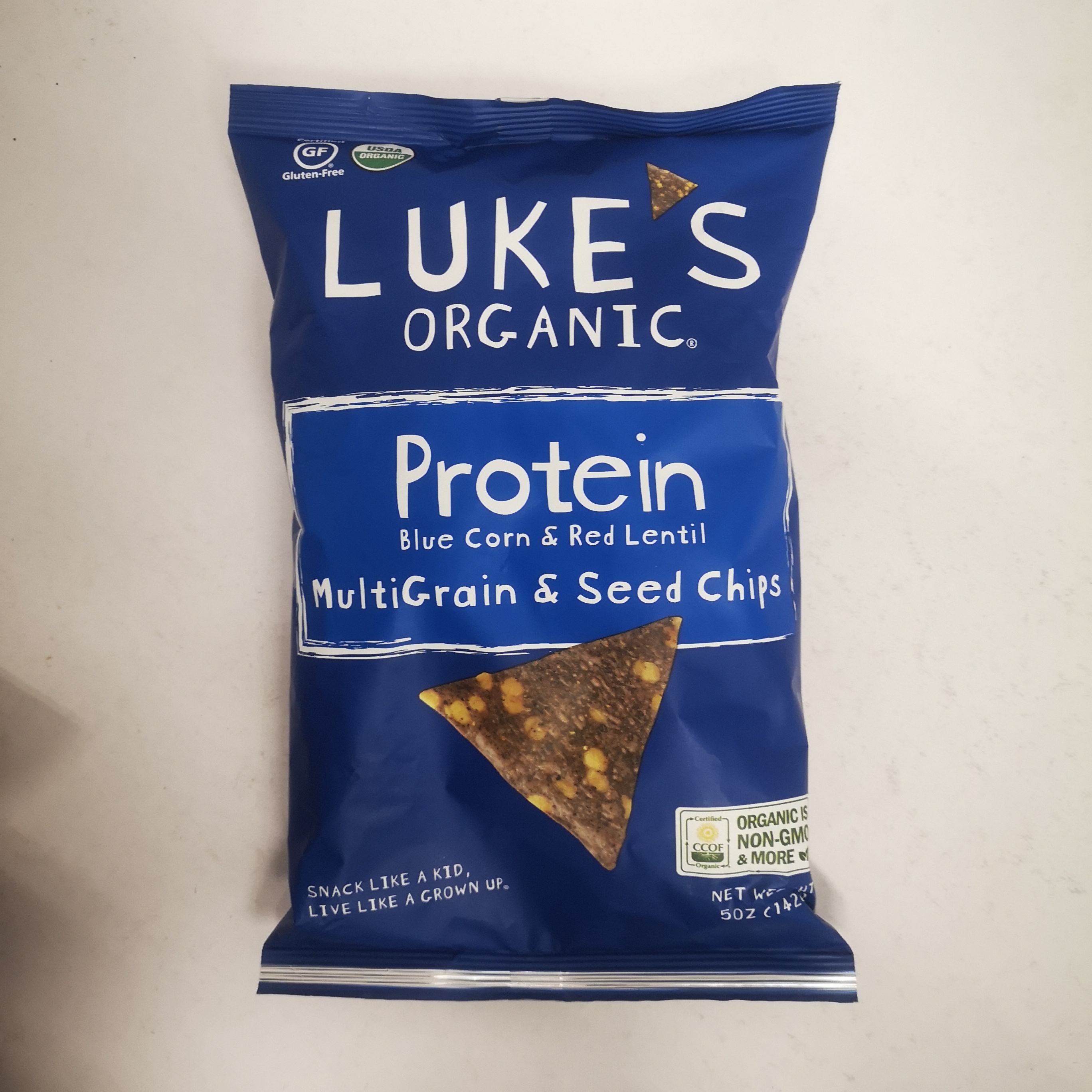 LUKE'S ORGANIC PROTEIN CHIPS 142G