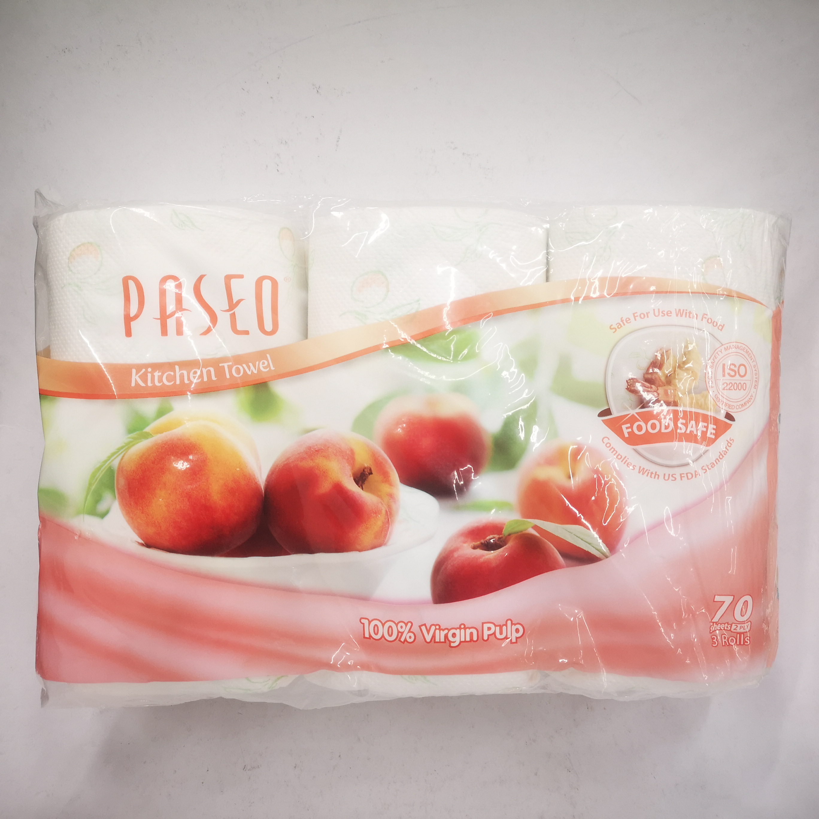 PASEO KITCHEN TOWEL ROLL 2PLY 70S