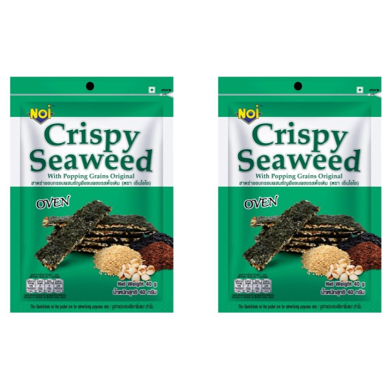 NOI CRISPY SEAWEED WITH POPPING GRAINS 40G