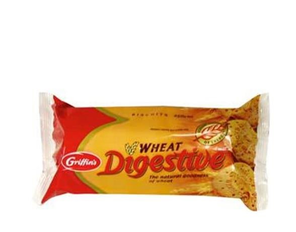 GRIFFIN'S DIGESTIVE BISCUIT PLAIN WHEAT 250G