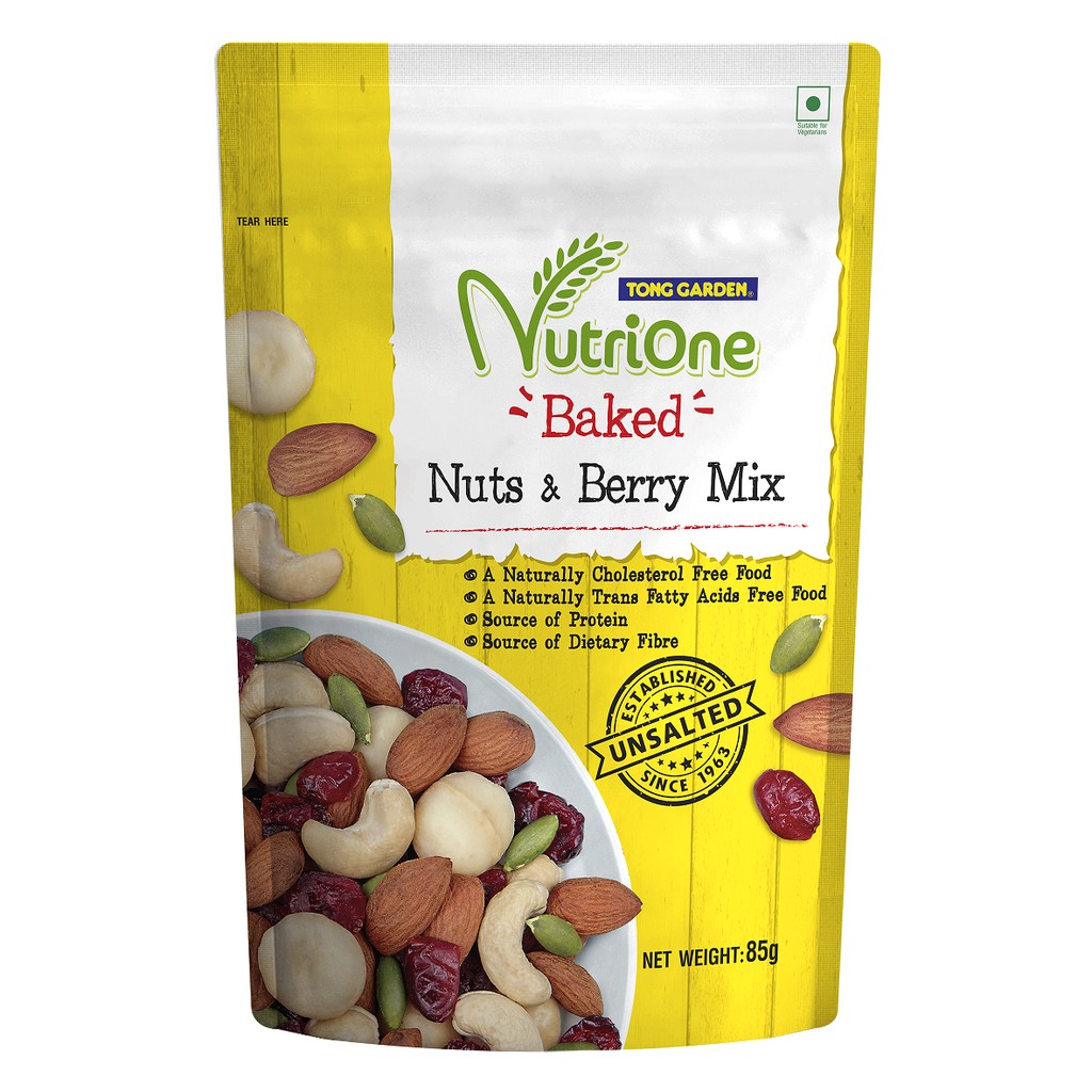 NUTRIONE BAKED NUTS AND BERRY MIX 85G