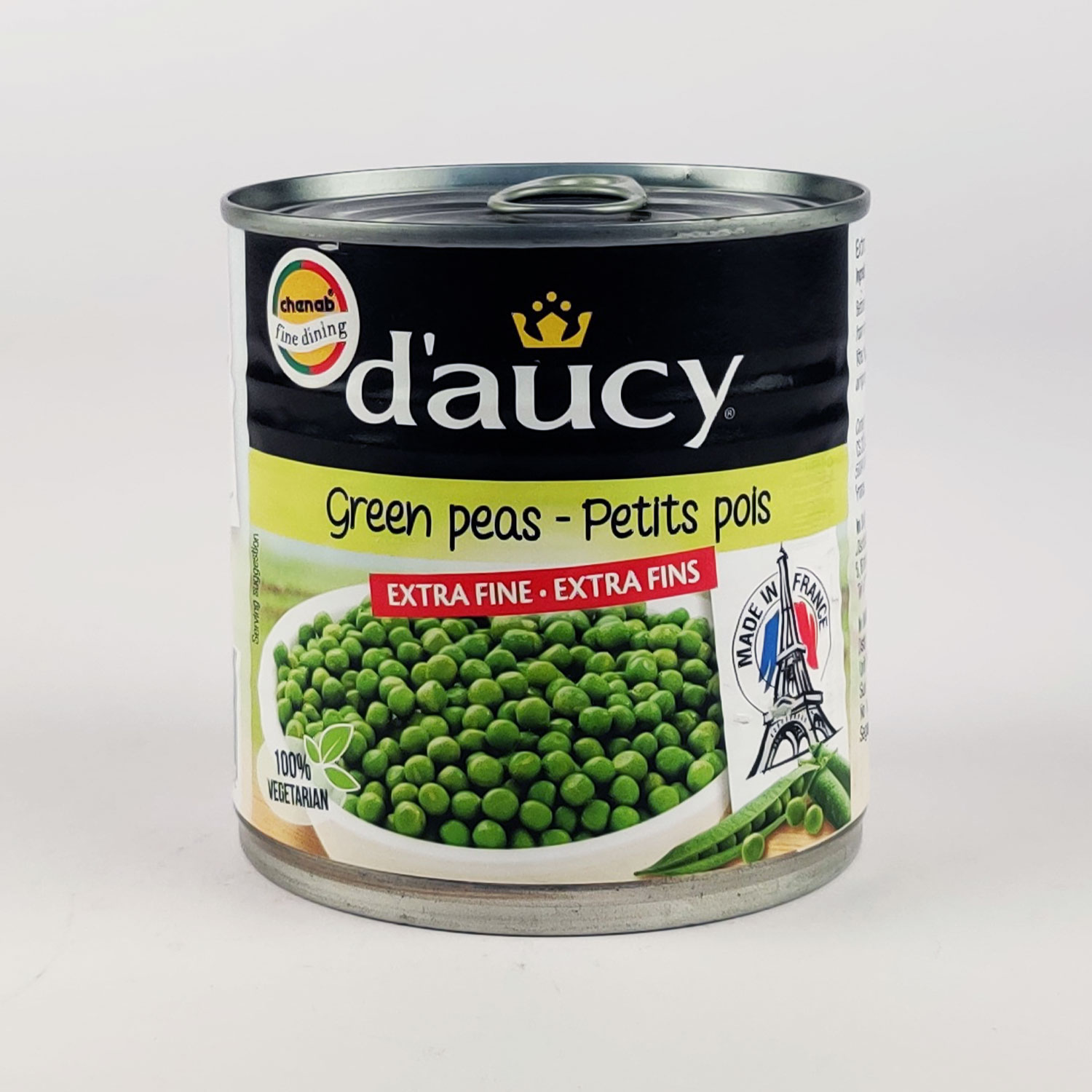 DAUCY EXTRA FINE GREEN PEAS 400G