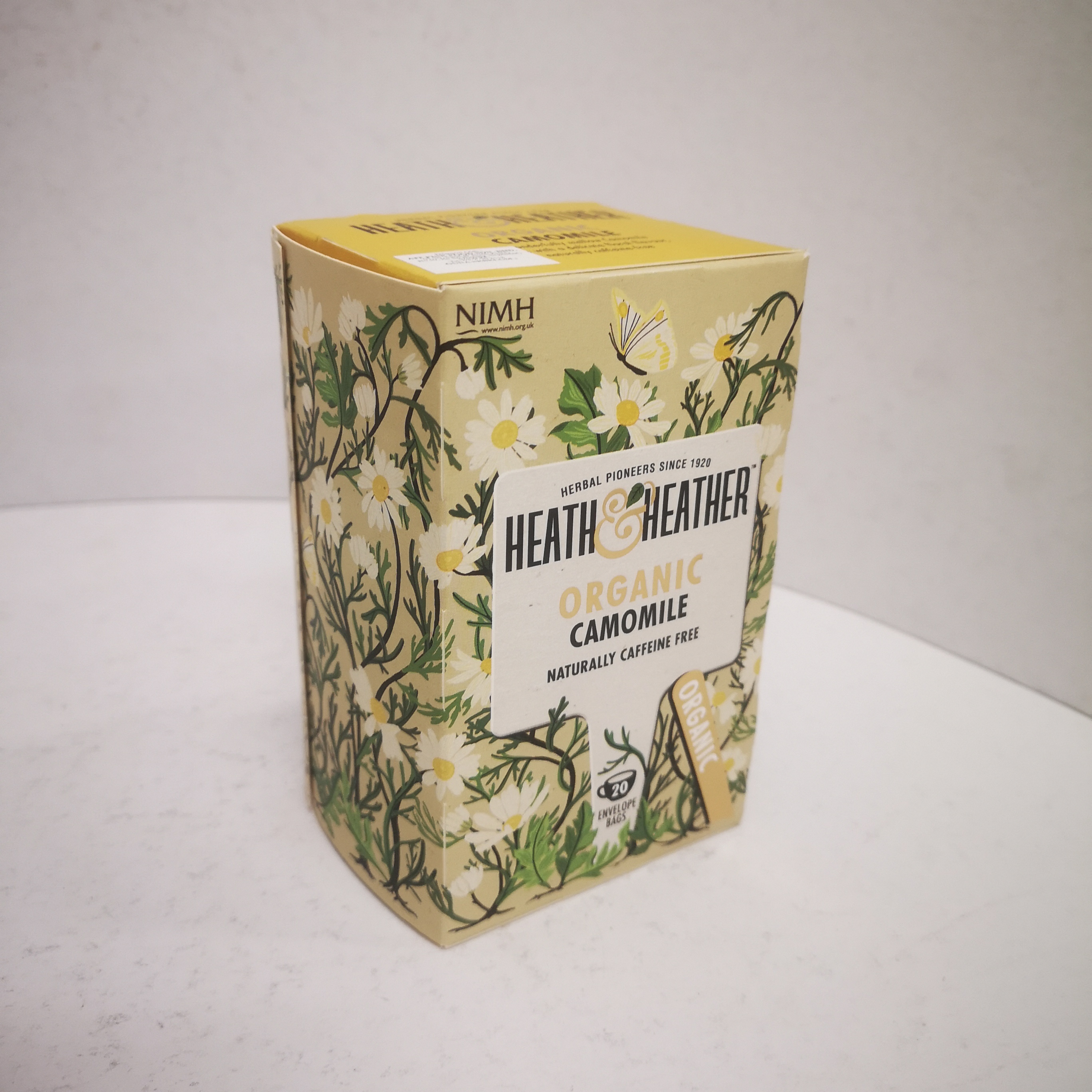 HEATH & HEATHER ORGANIC CAMOMILE TEA 40G