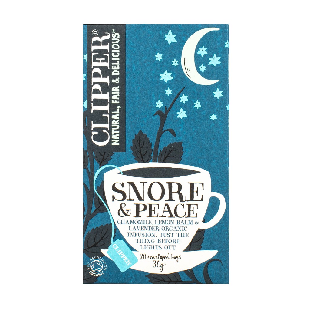 CLIPPER ORGANIC SNORE & PEACE TEA 30G