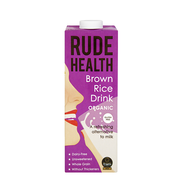 RUDE HEALTH DRINK GF ORGANIC, 1L, B/Rice