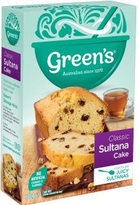 GREENS TRDTNL SULTANA CAKE 340GM