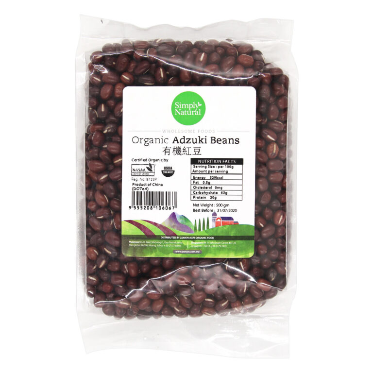 ORGANIC ADZUKI BEANS 500G