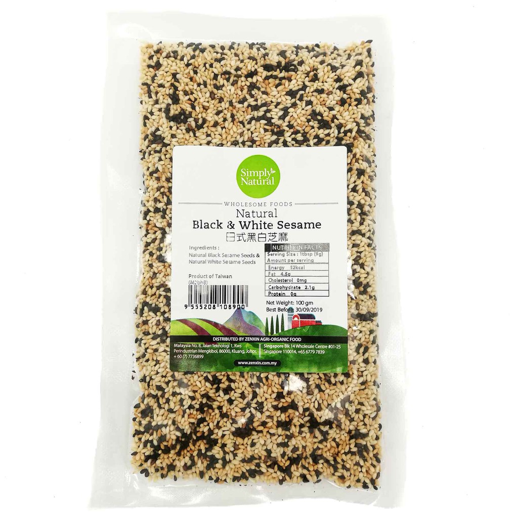 ORGANIC BLACK&WHITE SESAME 100G