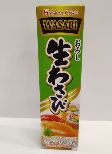 NERI WASABI TUBE ENGLISH PACKAGE 1.5OZ (43GM)