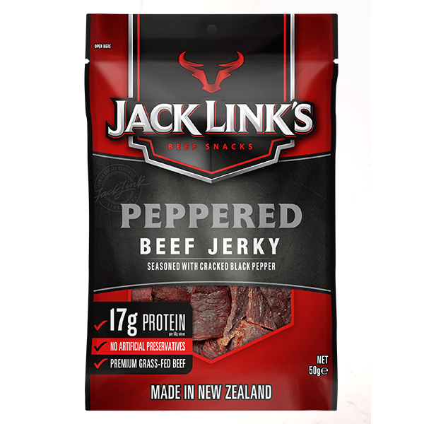 JACK LINKS BRAND BEEF JERKY, 50G, PPR