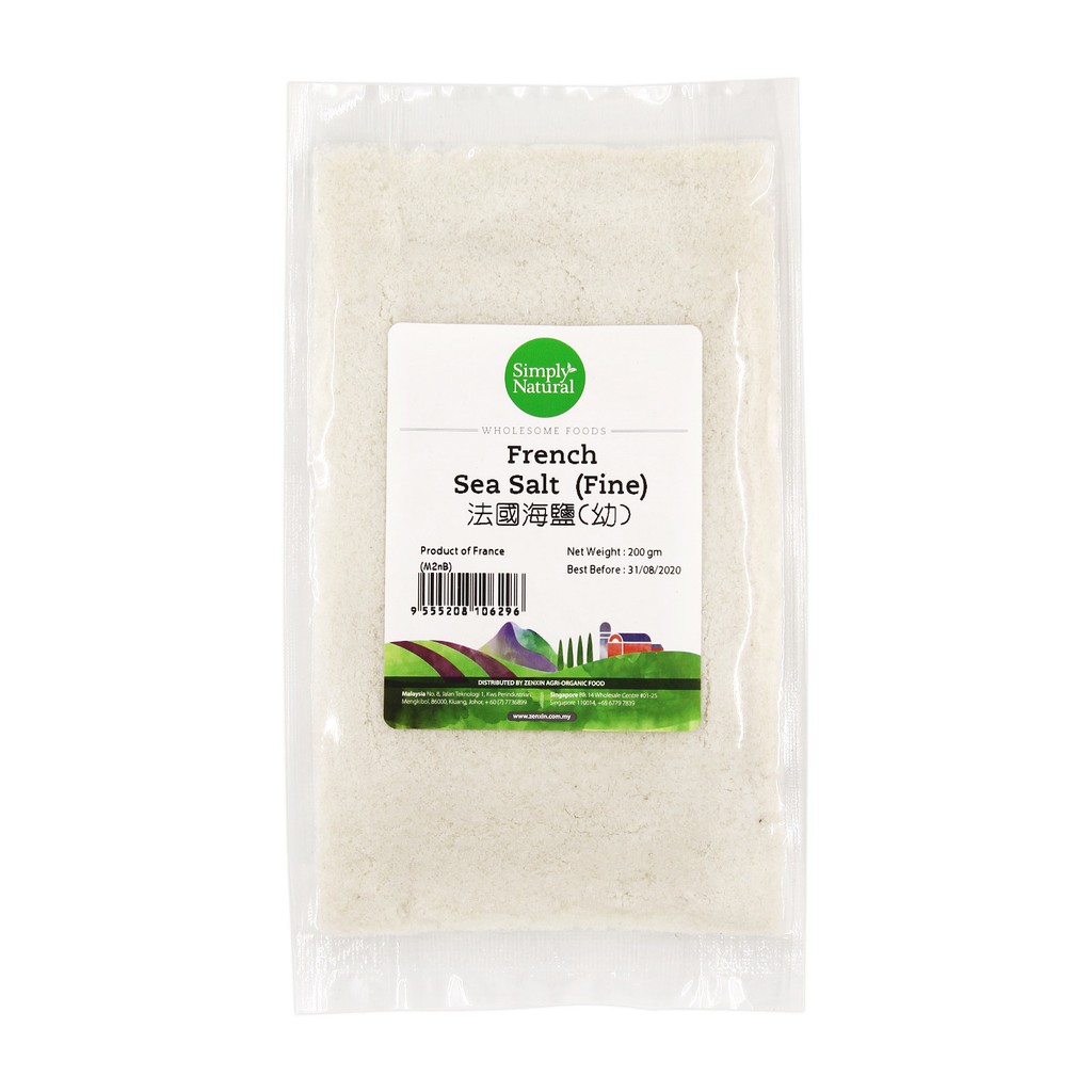 FRENCH SEA SALT (FINE), 200G